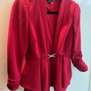 bebe Vibrant Red Women's Blazer